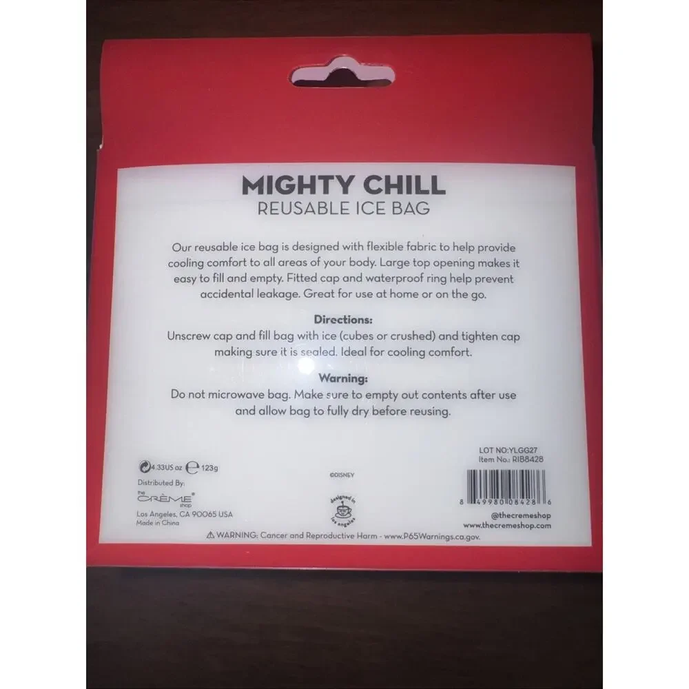 The Crème Shop Mickey Mouse Mighty Chill Large Reusable Ice Bag